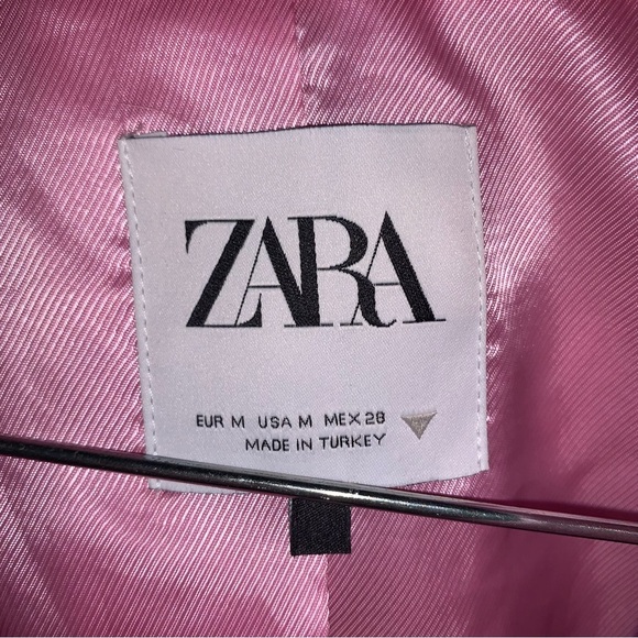 Zara Crop Blazer Light Pink Barbie Bloggers Favourite M - Picture 4 of 16
